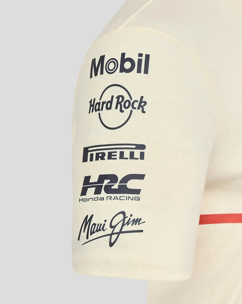 Red Bull Racing F1 Heritage Team T-Shirt - Egret Endless Racegear