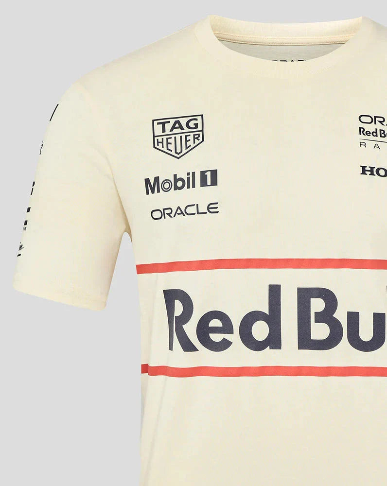 Red Bull Racing F1 Heritage Team T-Shirt - Egret Endless Racegear
