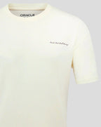 Red Bull Racing F1 Heritage Script T-Shirt - Egret Endless Racegear