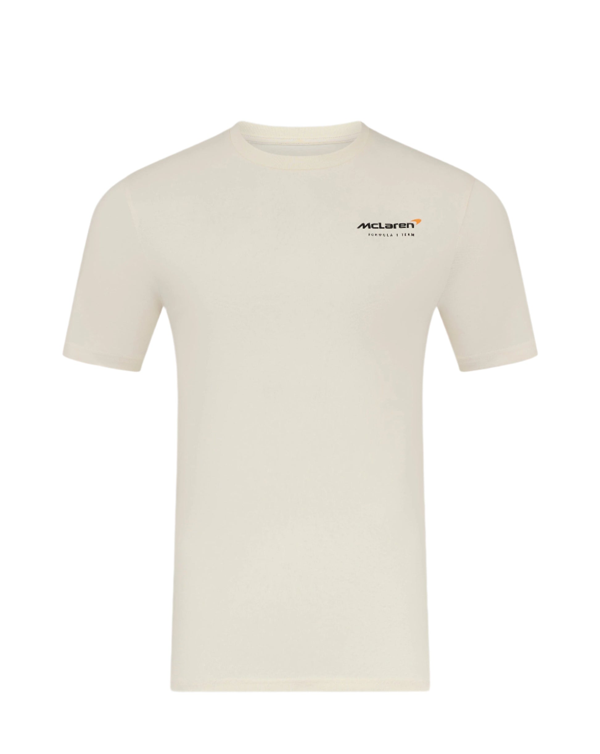 McLaren F1 Men's Oscar Piastri Driver T-Shirt - Caviar Black/Egret T-shirts McLaren-Castore XS White 