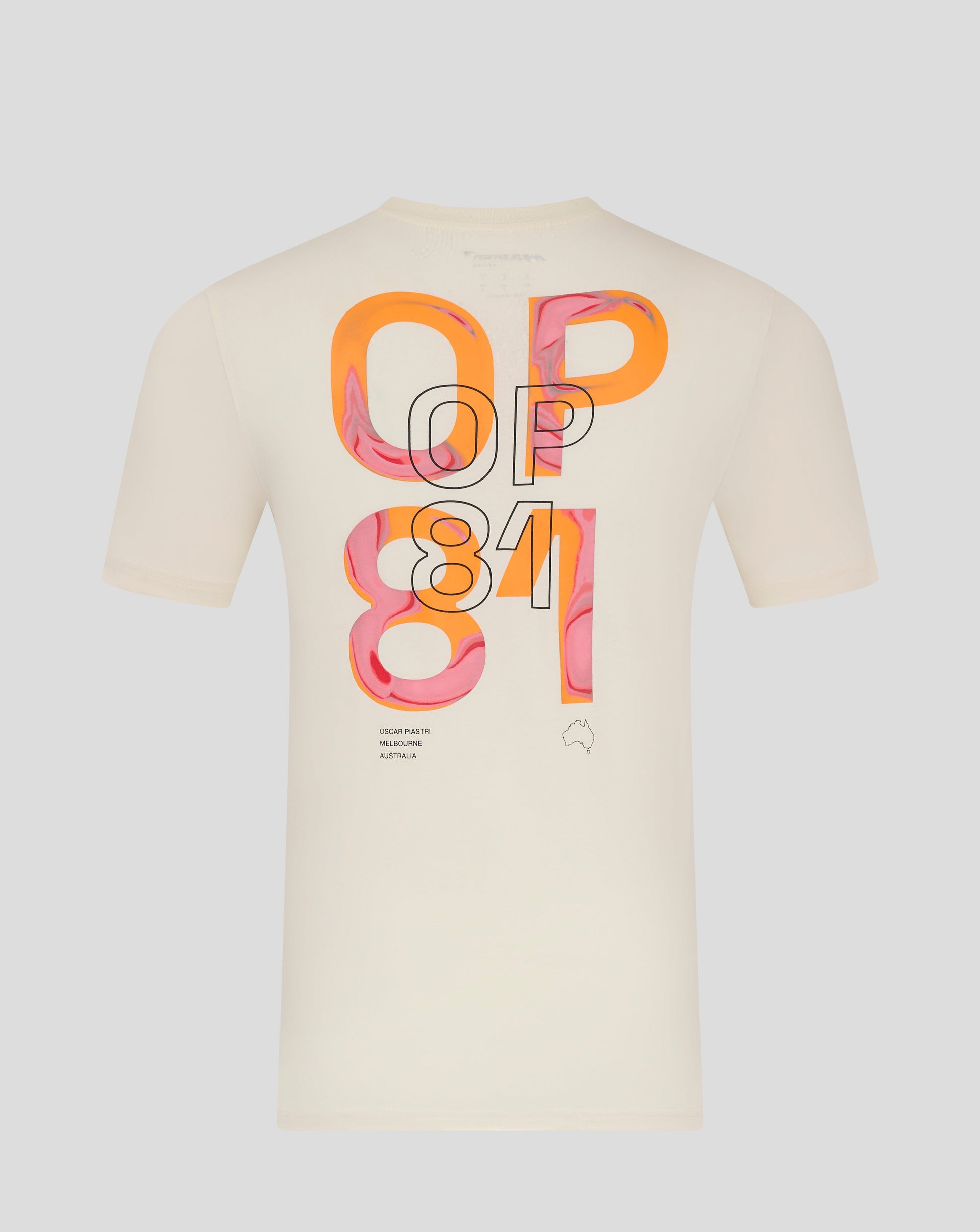 McLaren F1 Oscar Piastri Driver T-Shirt - Caviar Black/Egret Endless Racegear