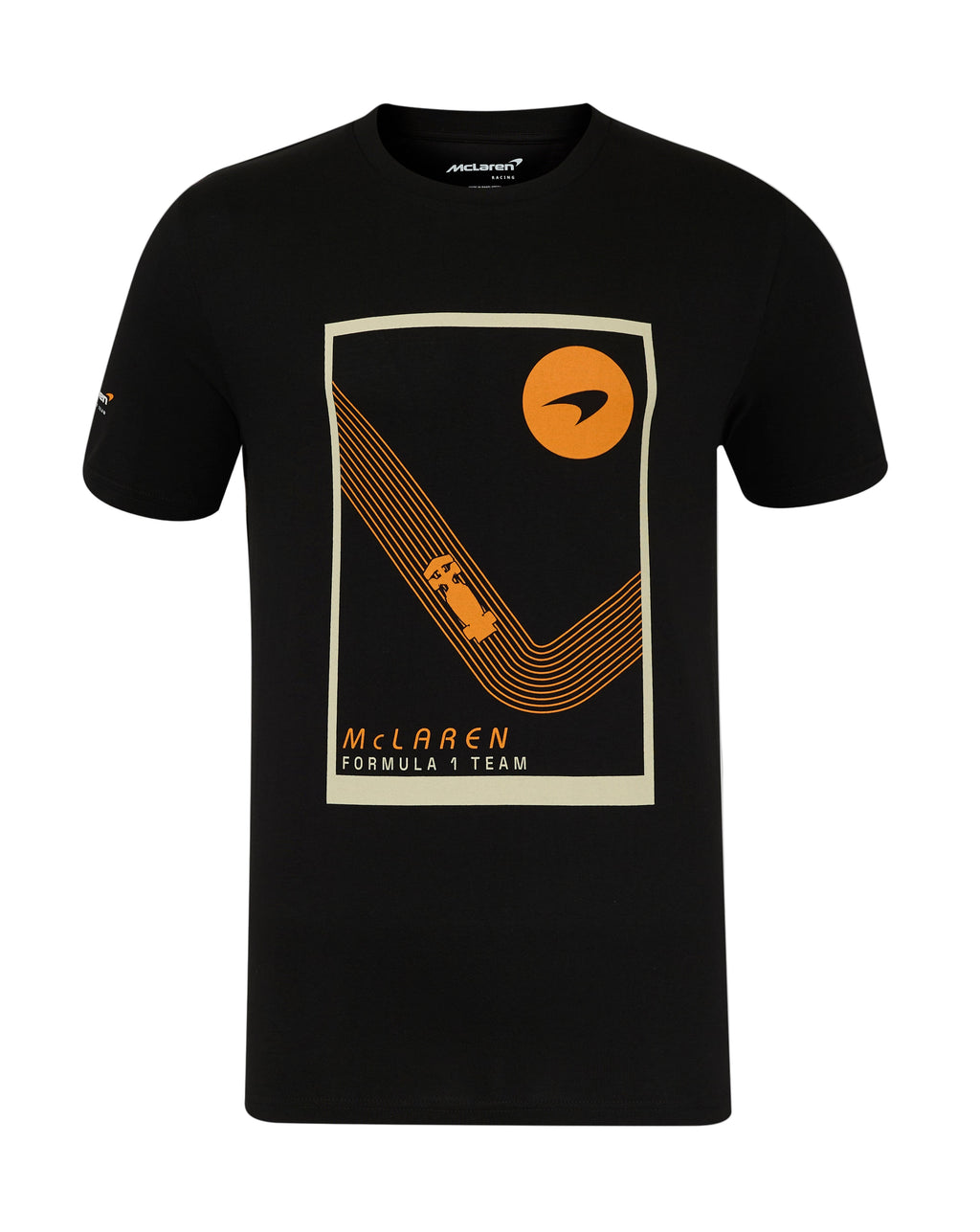 McLaren F1 Team Track T-Shirt - Caviar Black Endless Racegear