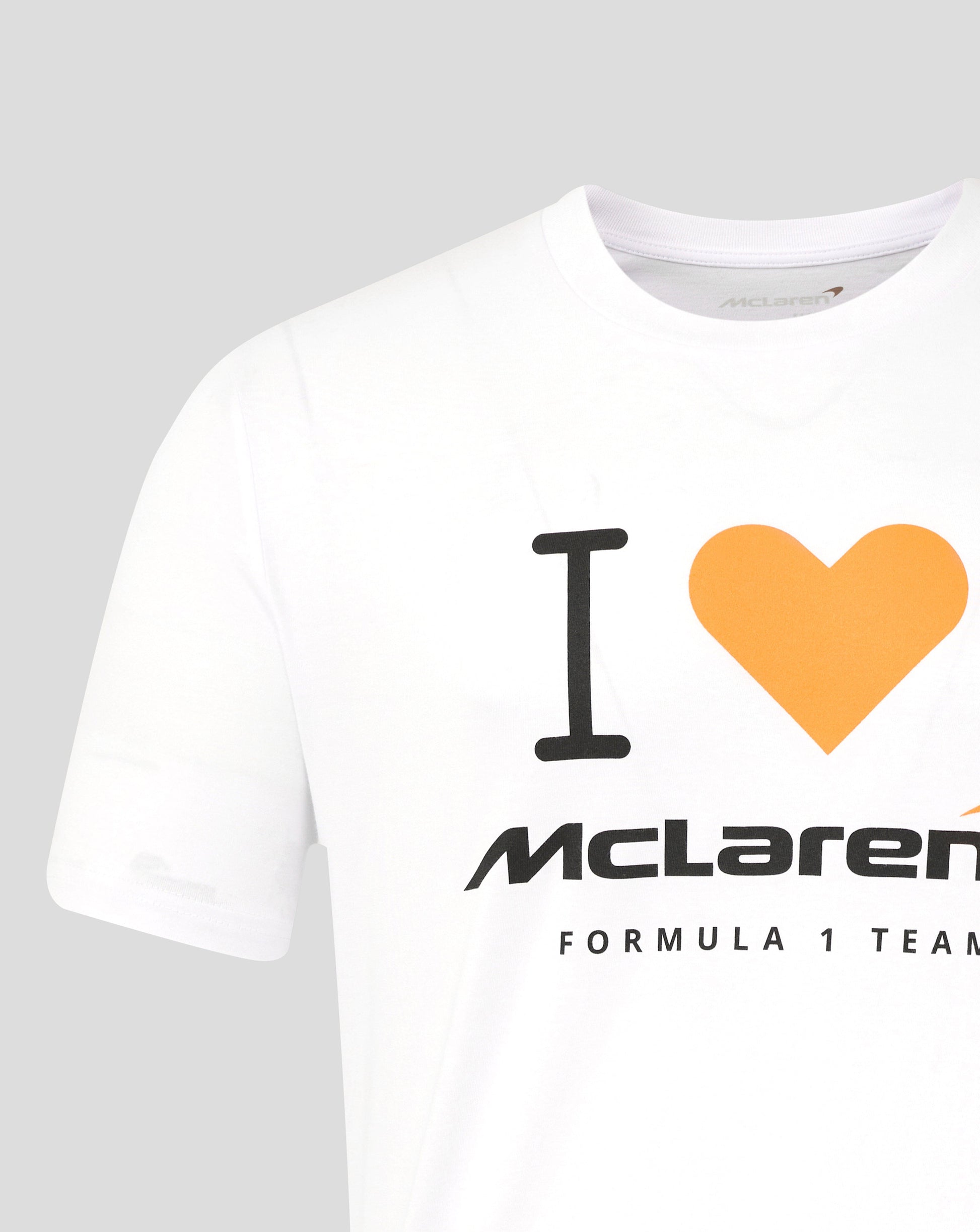 McLaren F1 "I Heart McLaren" Silverstone T-Shirt - White Endless Racegear