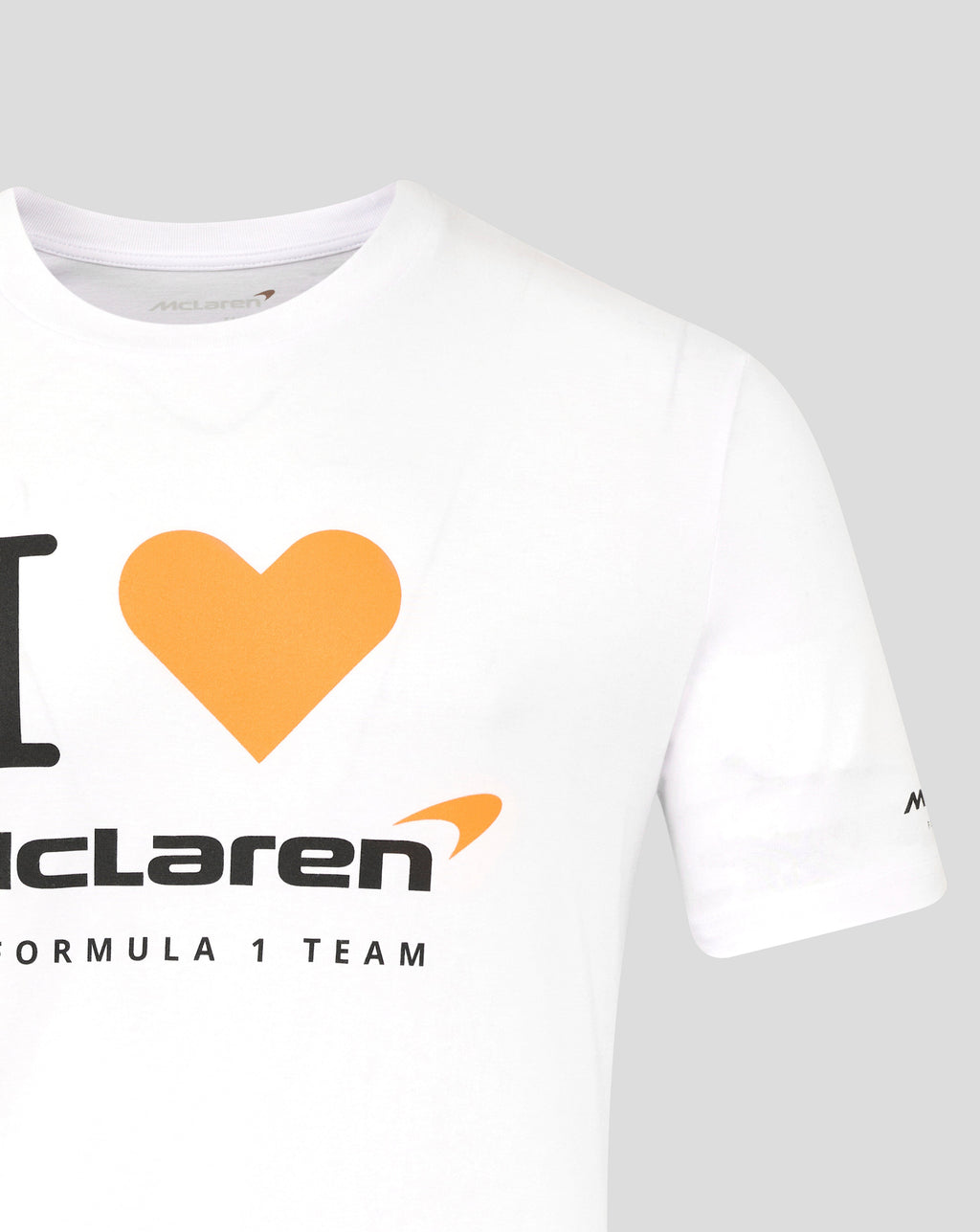 McLaren F1 "I Heart McLaren" Silverstone T-Shirt - White Endless Racegear