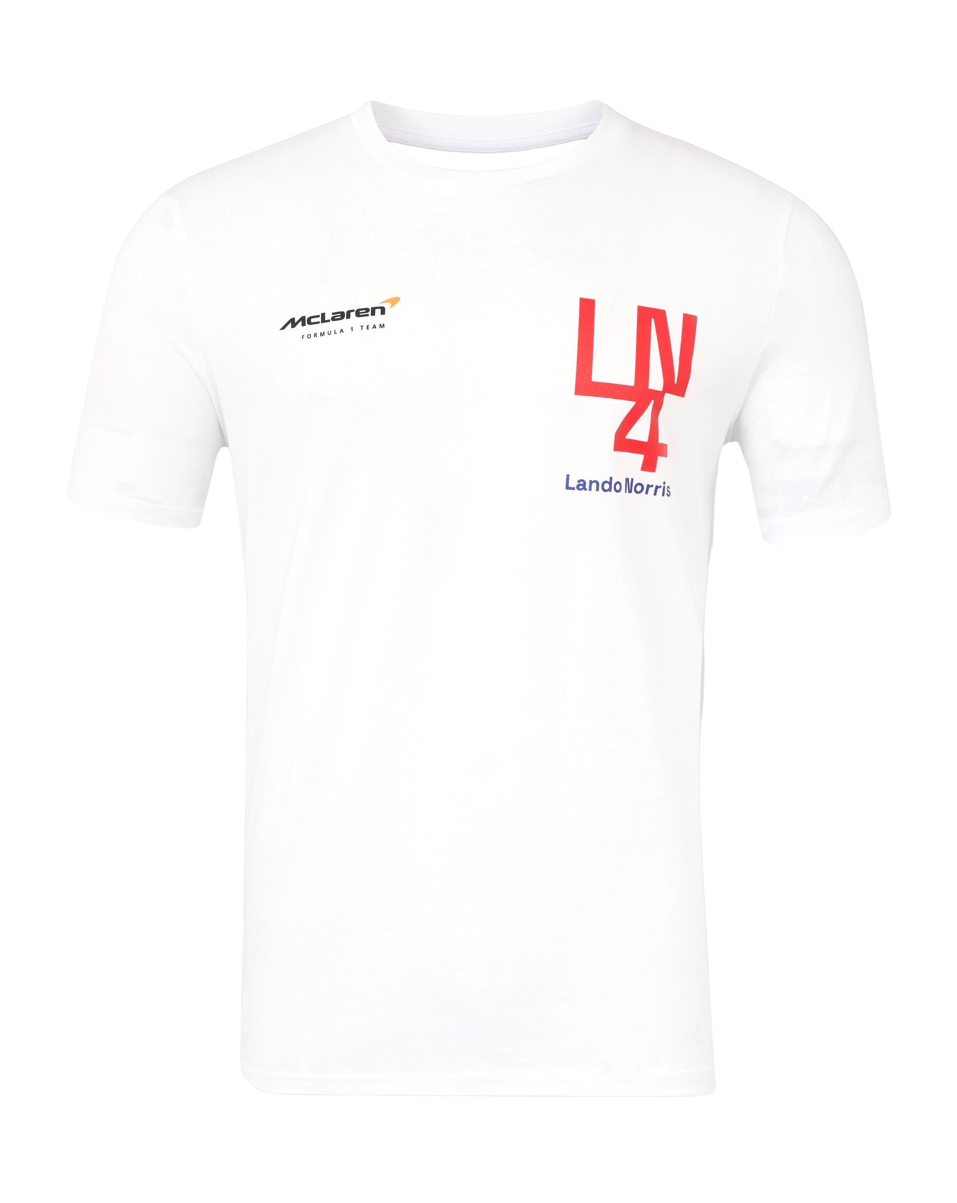 McLaren F1 Lando Norris Silverstone T-Shirt - White/Black T-shirts McLaren-Castore XS White 
