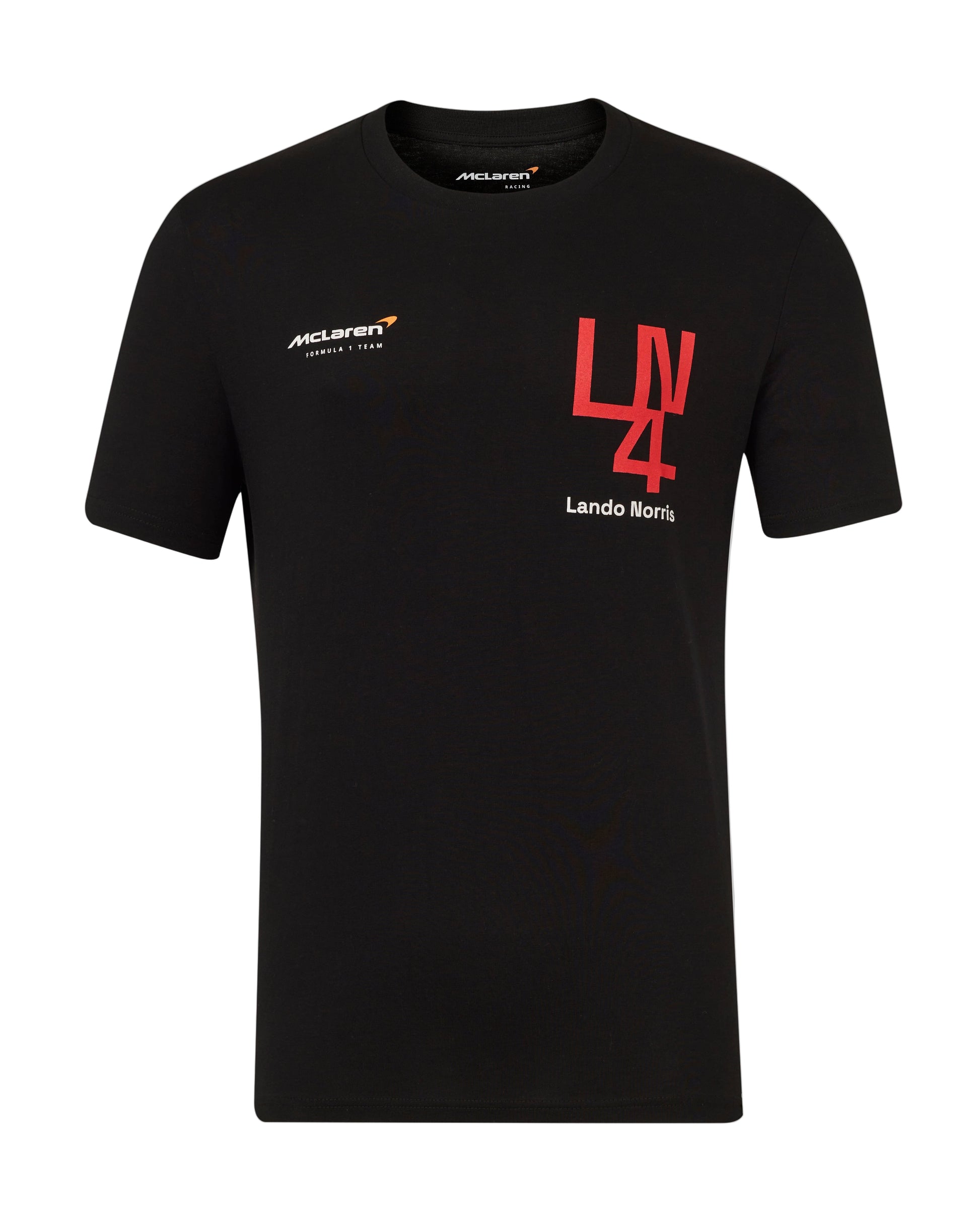 McLaren F1 Lando Norris Silverstone T-Shirt - White/Black T-shirts McLaren-Castore XS Black 