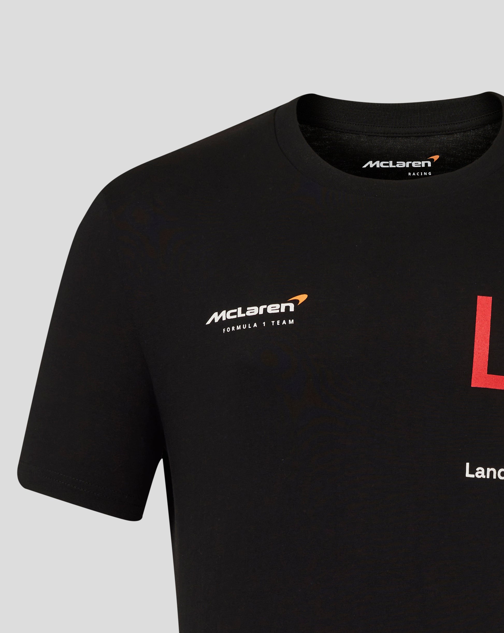 McLaren F1 Lando Norris Silverstone T-Shirt - White/Black Endless Racegear