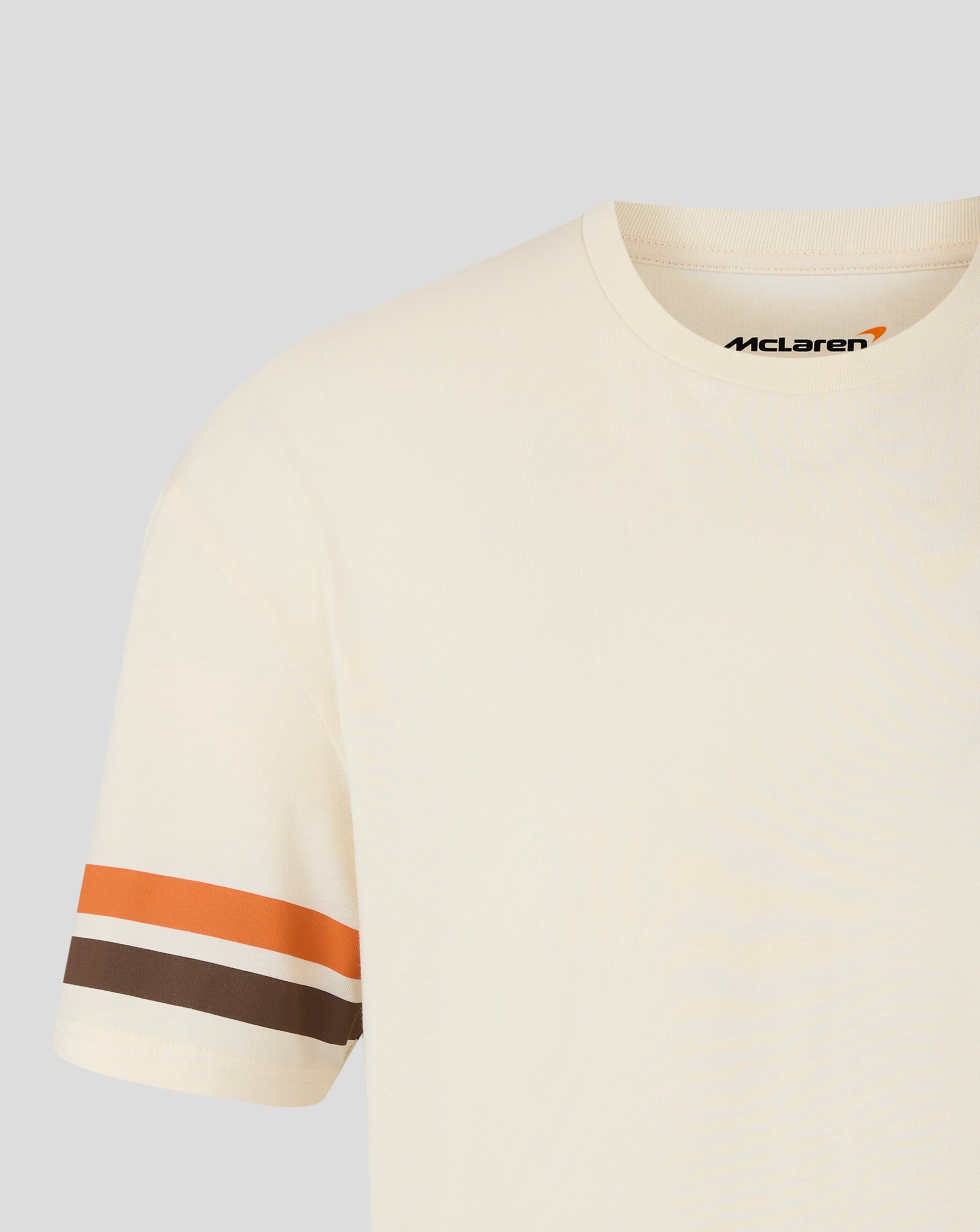 McLaren F1 USA Austin GP Stripe Sleeve T-Shirt - White/Phantom Endless Racegear