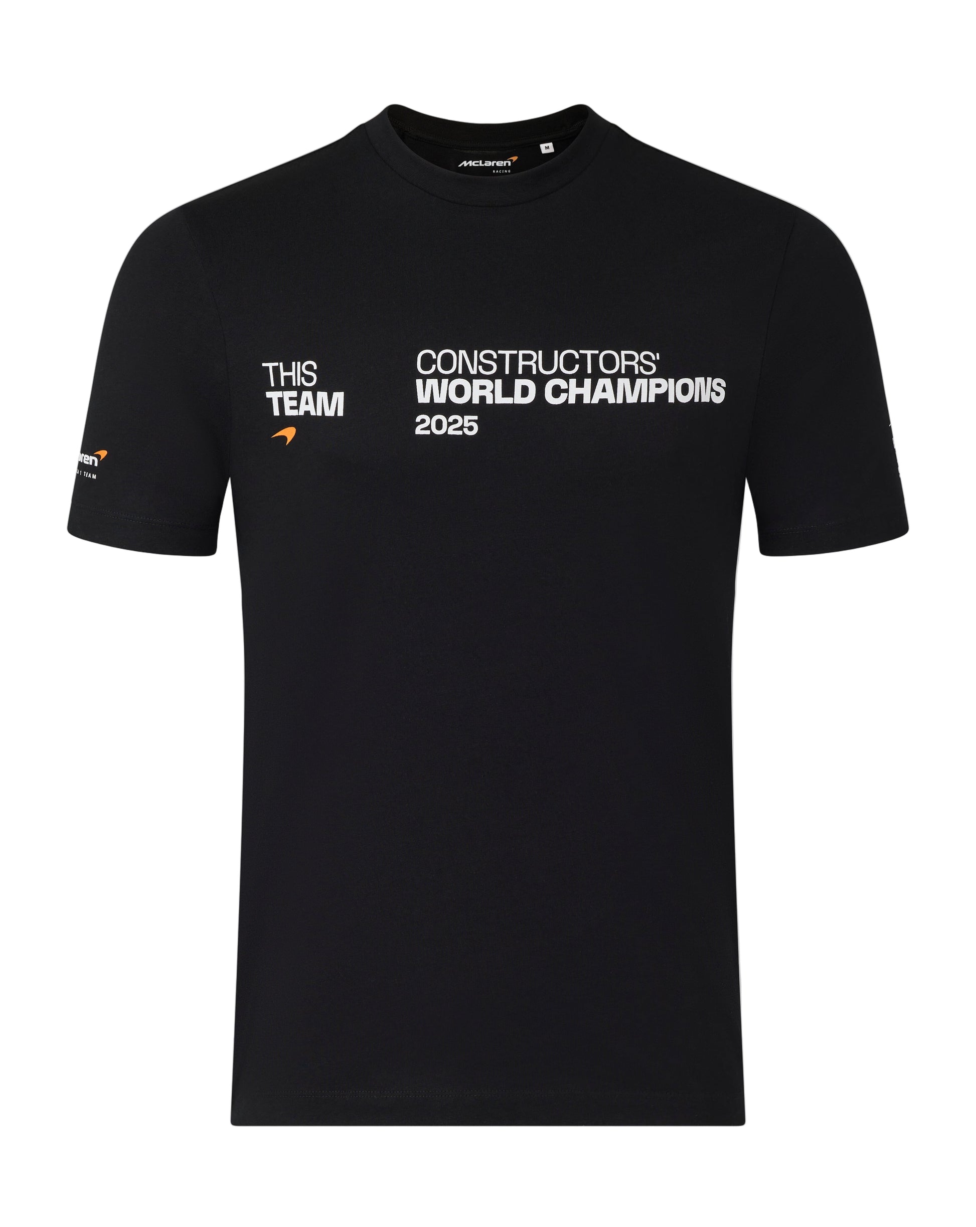 McLaren F1 2025 Constructors'  Championship T-Shirt - Black Endless Racegear