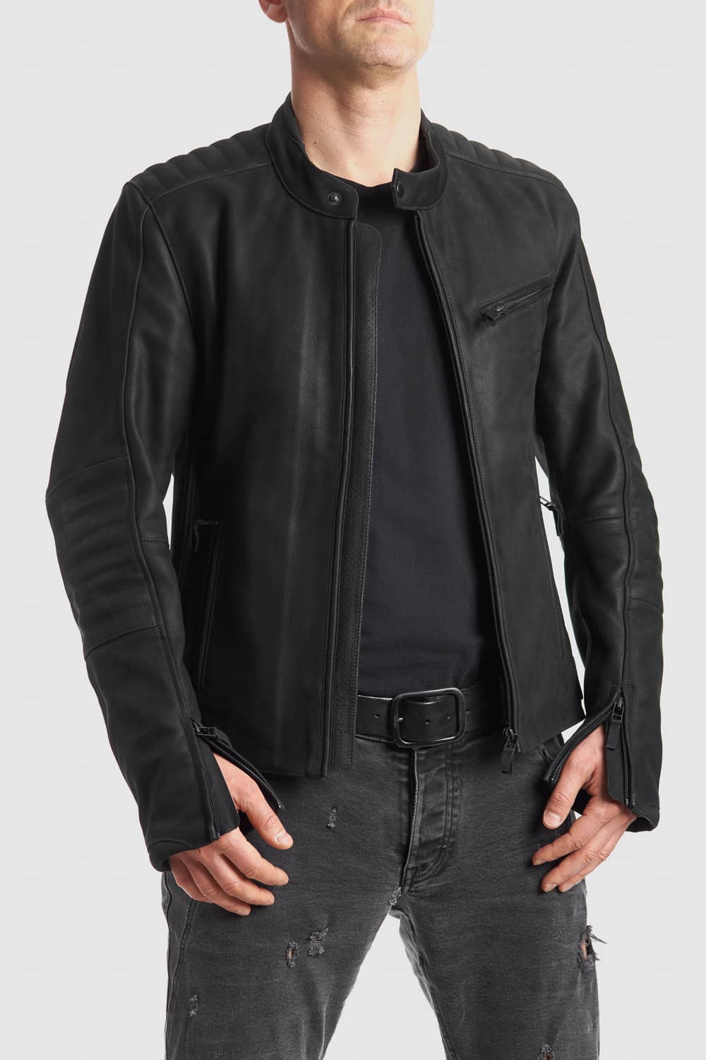 TATAMI LT 01 – Men’s Leather Motorcycle Jacket Pando Moto