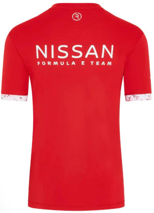 Nissan Formula E S12 x Reflo Men's Replica T-Shirt - Red Nissan Formula E