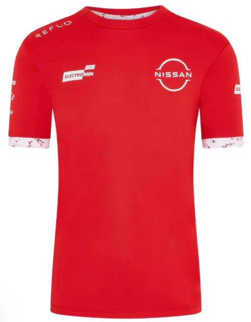 Nissan Formula E S12 x Reflo Men's Replica T-Shirt - Red Nissan Formula E