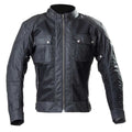 By City Men's Teneree Venty II Mesh Waxed Cotton Motorcycle Jacket