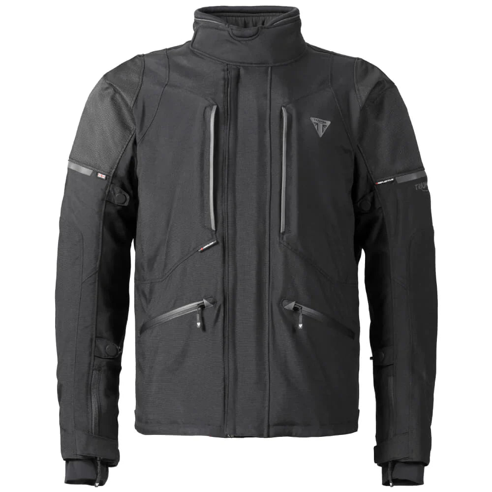 Cranbourne Black Textile Jacket Triumph