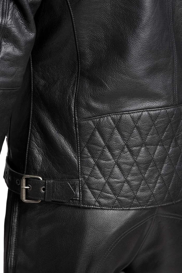 TWIN LEATHER JACKET BLACK - Men’s Leather Motorcycle Jacket Pando Moto