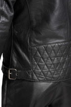 TWIN LEATHER JACKET BLACK - Men’s Leather Motorcycle Jacket Pando Moto