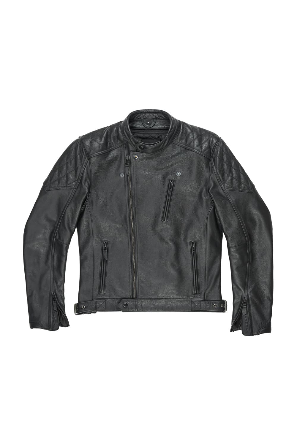 TWIN LEATHER JACKET BLACK - Men’s Leather Motorcycle Jacket Pando Moto