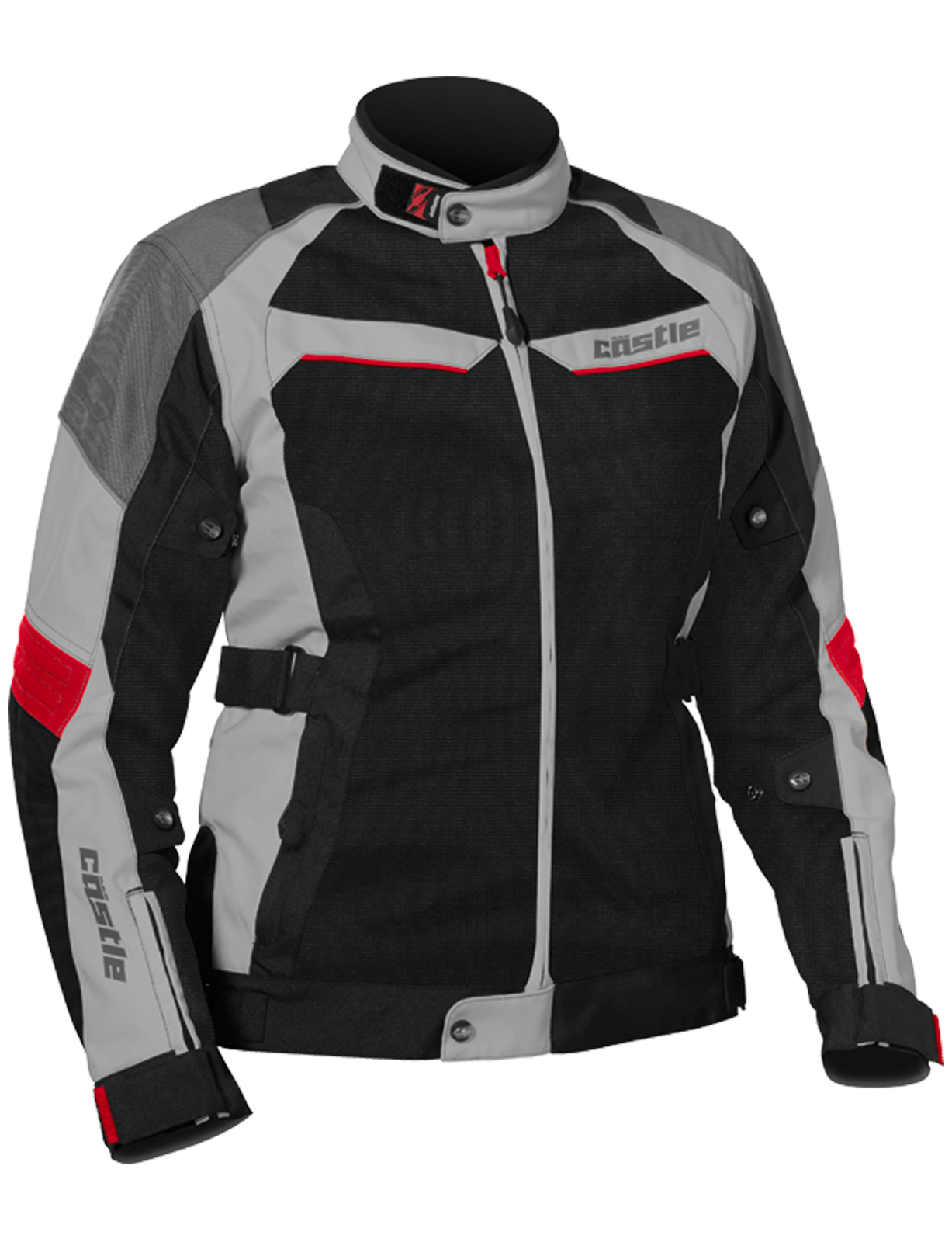 [Color:::Gray-Red] CASTLE Women's PASSION AIR JACKET