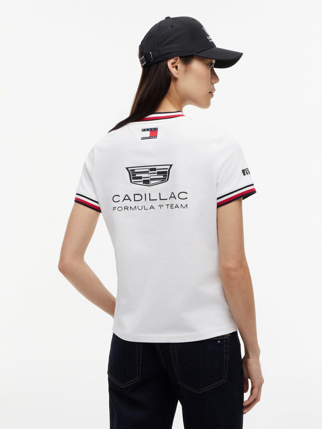 Cadillac F1 Racing Women's 2026 Team T-Shirt - White Cadillac F1