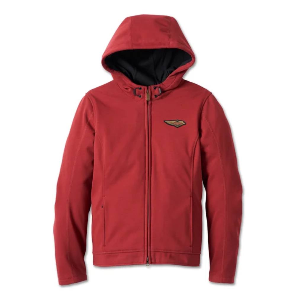 Harley-Davidson Women's 120th Anniversary Deflector Riding Fleece - Merlot Harley-Davidson