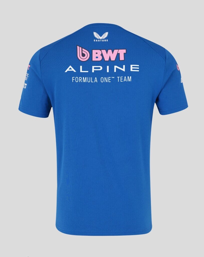 Alpine Racing F1 2026 Men's Team Set Up T-Shirt - Lapis Blue Alpine