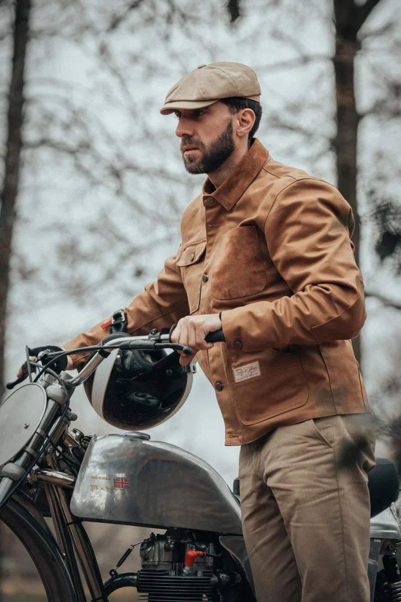 Age of Glory - Craftsman Motorcycle Jacket - Caramel