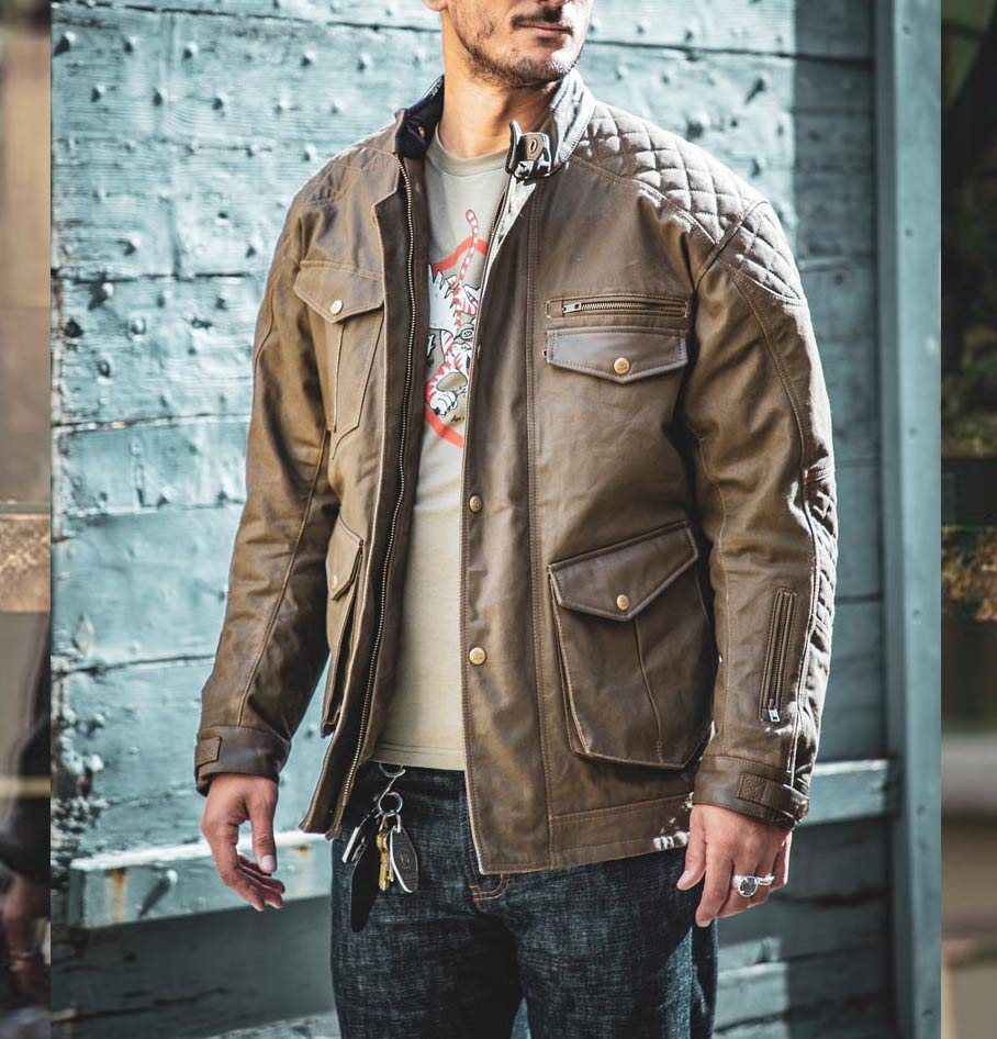 Age of Glory - Mission Waxed Cotton Jacket - Brown