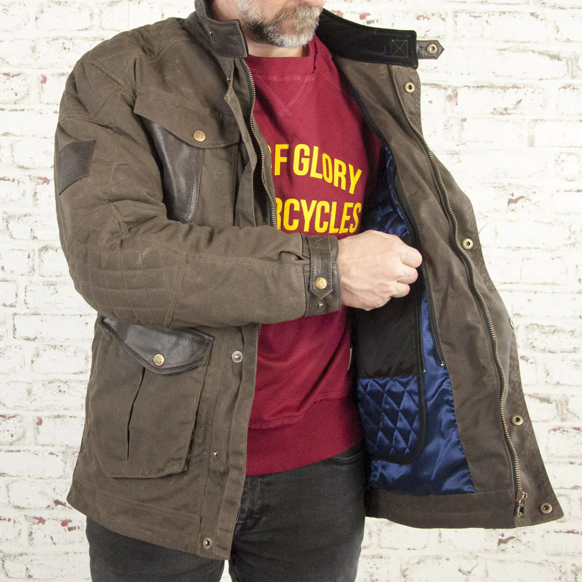 Age of Glory - Mission Waxed Cotton Jacket - Brown