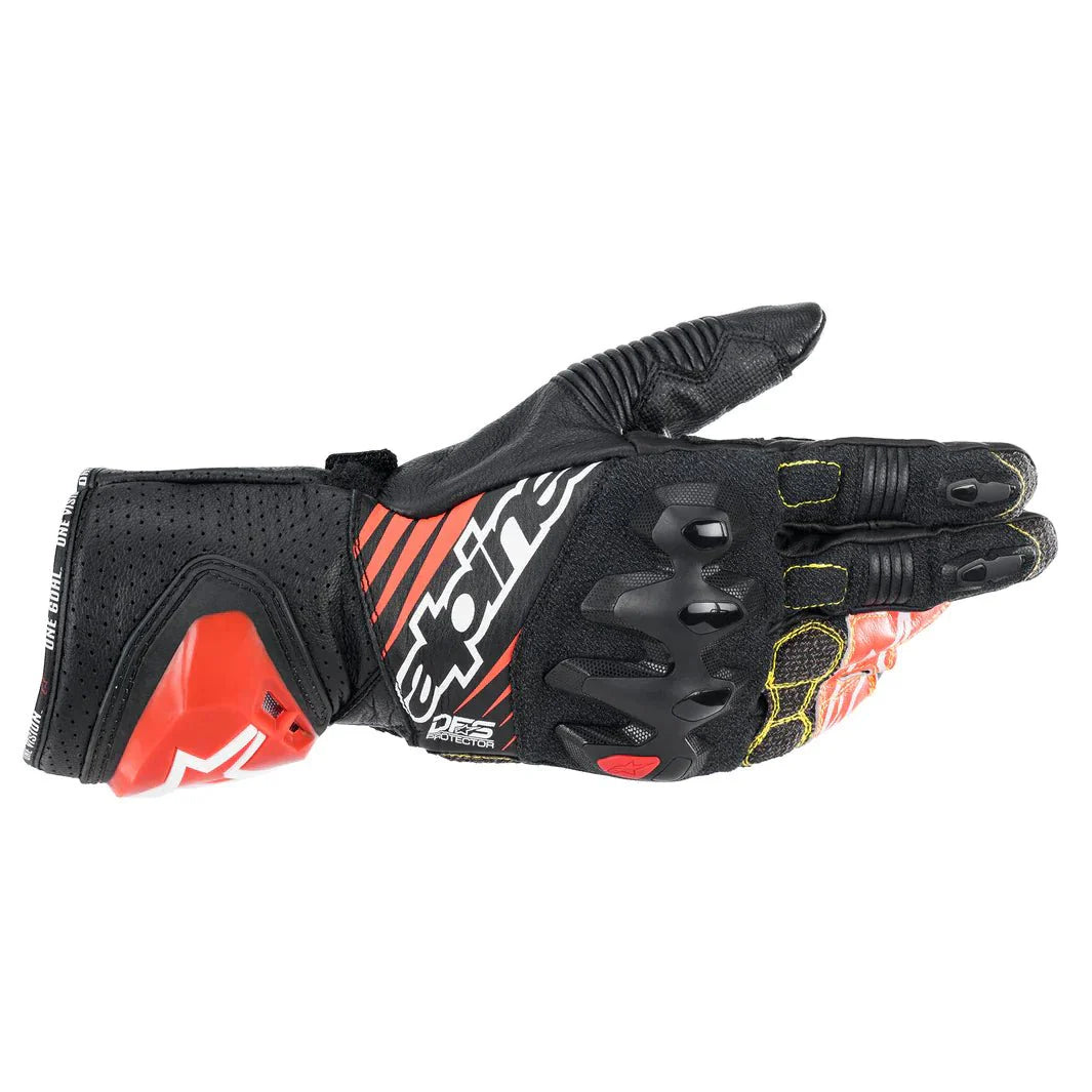 Alpinestars GP Tech v2 Racing Gloves - InGearMotoAlpinestarsMotorcycle GlovesBlack/White/Red Fluo