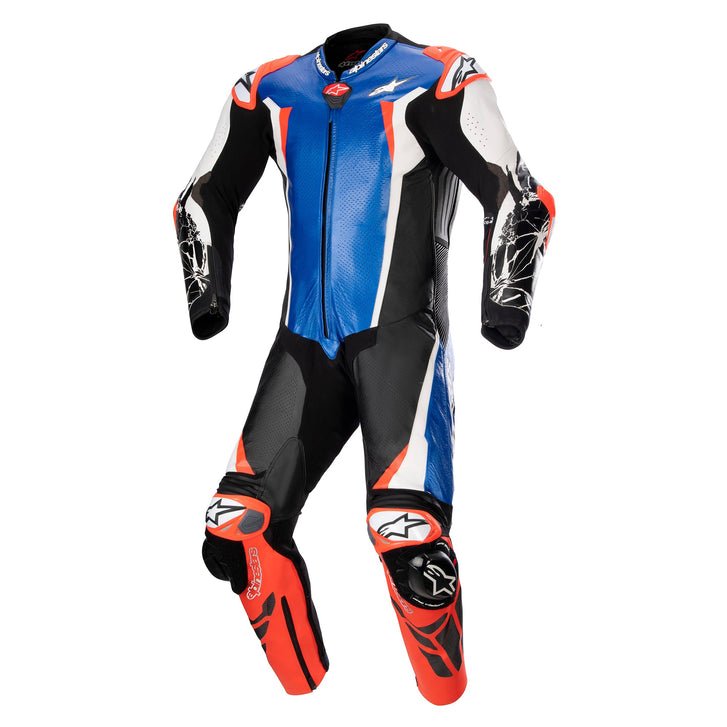 Alpinestars Racing Absolute V2 Suit - InGearMotoAlpinestarsMetallic Blue/Black/White/Red  Endless Racegear