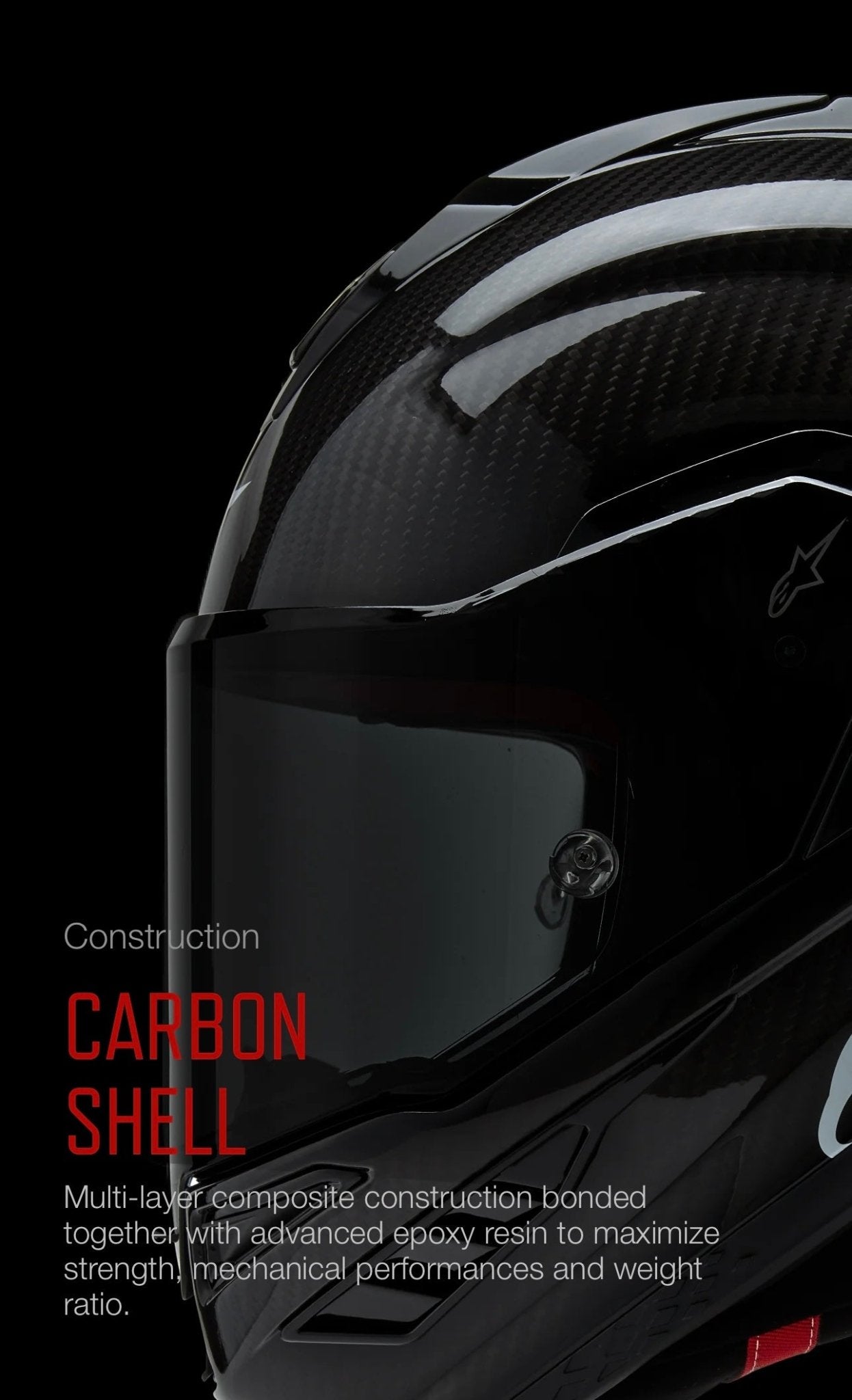 Alpinestars Supertech R10 Solid Helmet Alpinestars