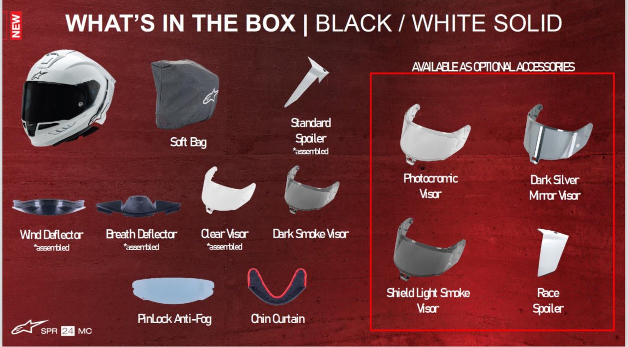 Alpinestars Supertech R10 Solid Helmet Alpinestars