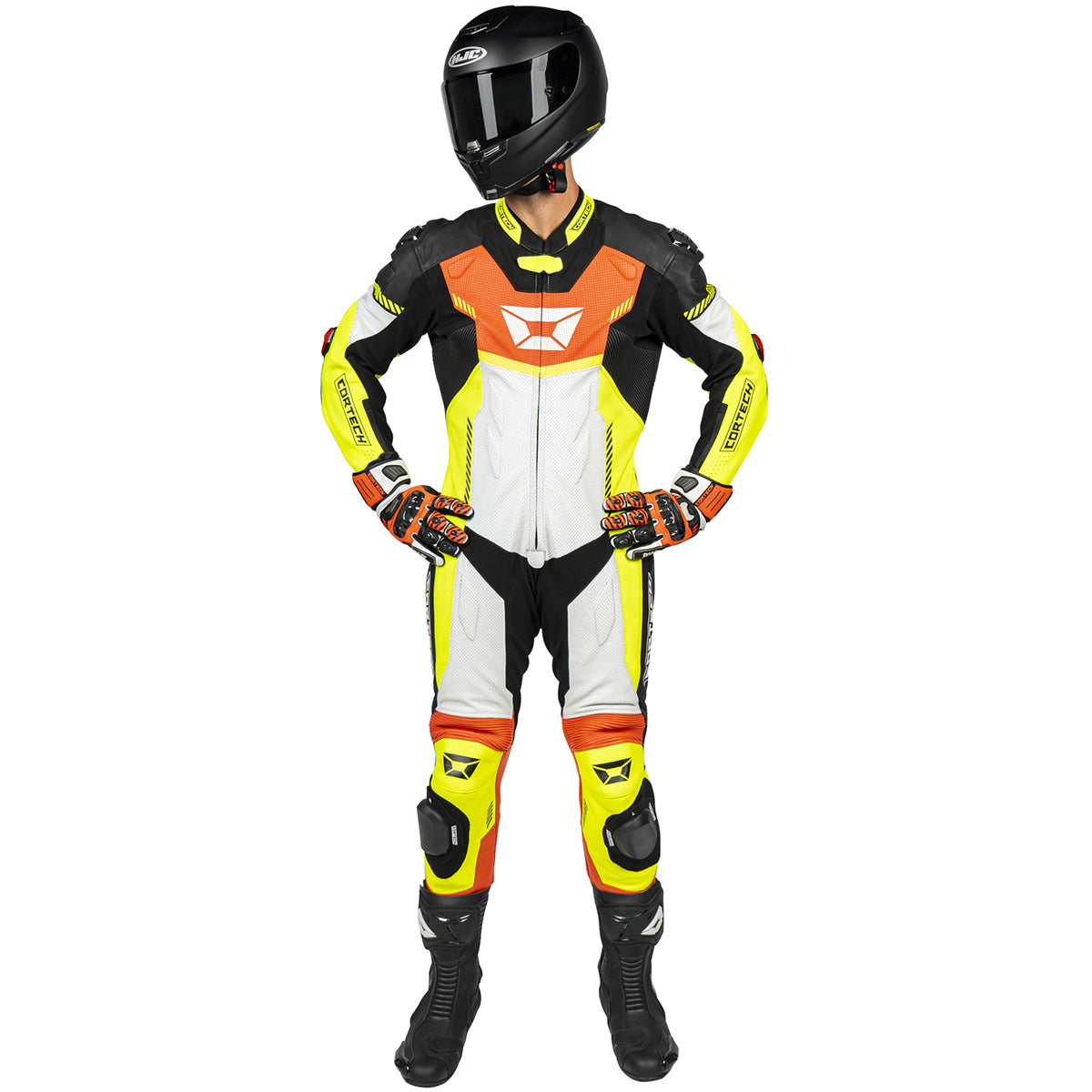 Cortech Revo Sport Air 1-Piece Men's Street Race Suits-8990