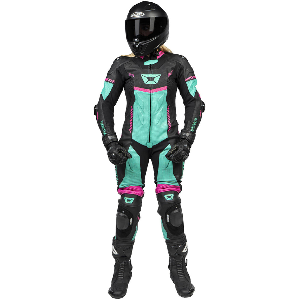 Cortech Revo Sport Air 1-Piece Women's Street Race Suits-8990