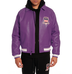 Purchase Best High Quality Orchid Color Leather Avirex Fashion Limited Edition Ombre Icon Jackets rfxleatherofficial