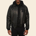 New Black Limited Edition Avirex Leather Jacket 3A MOTO LEATHER