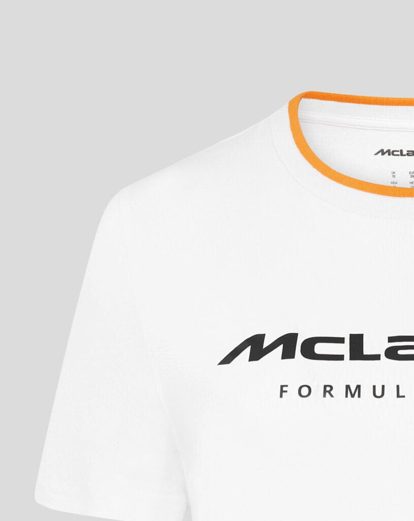 McLaren F1 Women's Core Essentials T-Shirt - White Endless Racegear