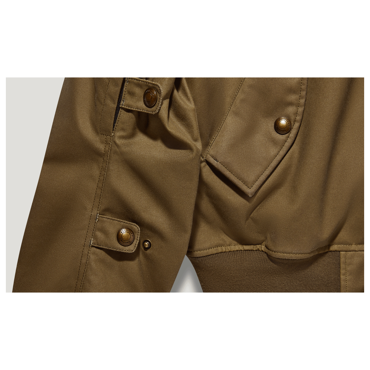 Belstaff Brecon Motorcycle Bomber - Olive Green