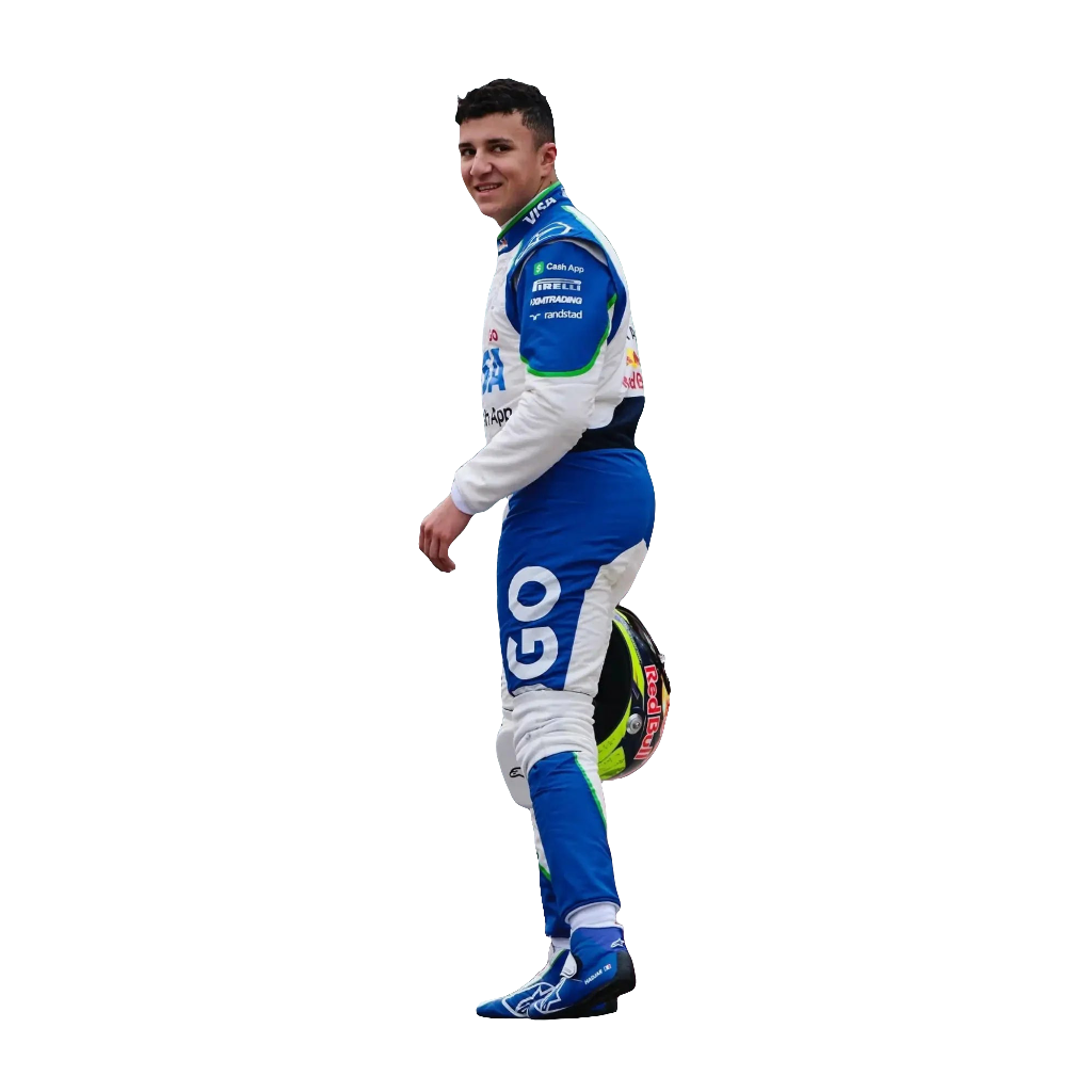 New 2025 Isack Hadjar Visa Cash App RB Formula One Team Replica Racing Suit Endless Racegear