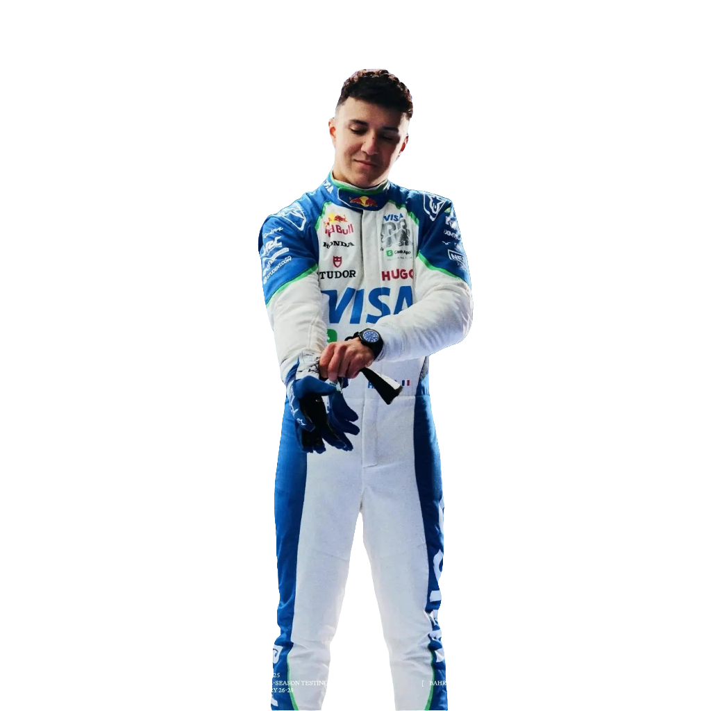 New 2025 Isack Hadjar Visa Cash App RB Formula One Team Replica Racing Suit Endless Racegear