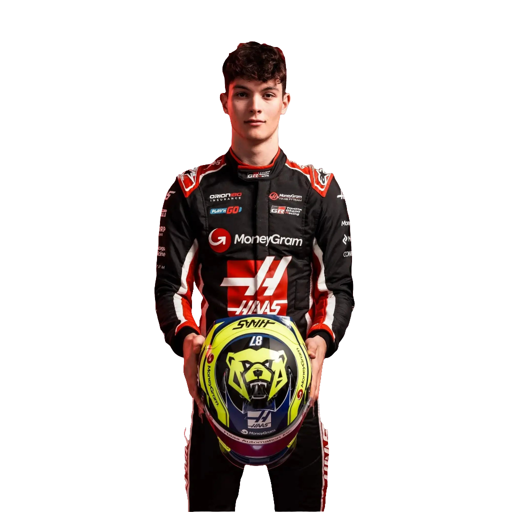 New 2025 Esteban Ocon & Oliver Bearman MoneyGram Haas F1 Team Replica Racing Suit Endless Racegear