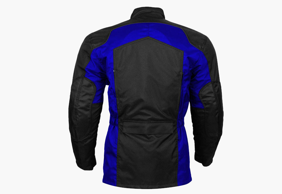 BGA Avalanche Water Resistant Textile Motorcycle Jacket Blue