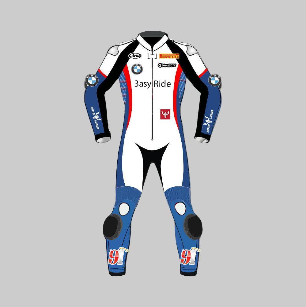 BMW Leon Haslam Racing Suit – Premium MotoGP Leather Gear Endless Racegear
