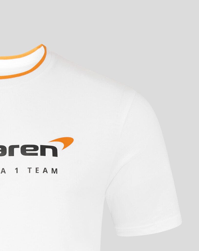 McLaren F1 Men's Core Essentials T-Shirt - White Endless Racegear