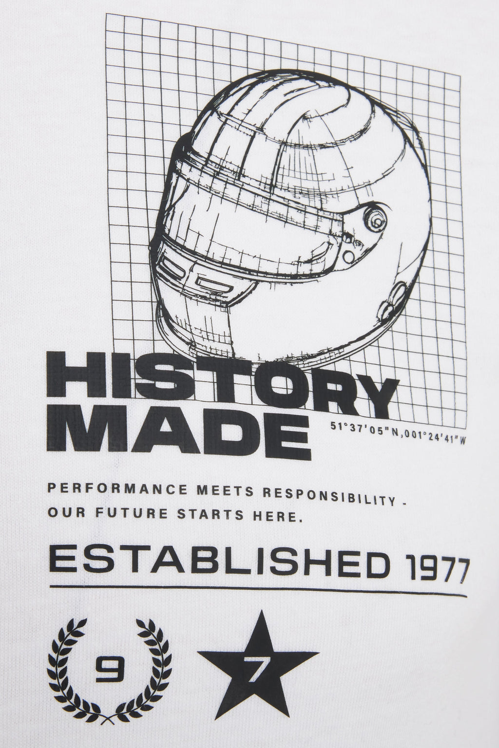 Williams Racing F1 "History Made" Helmet T-Shirt - Blue/White Williams Racing