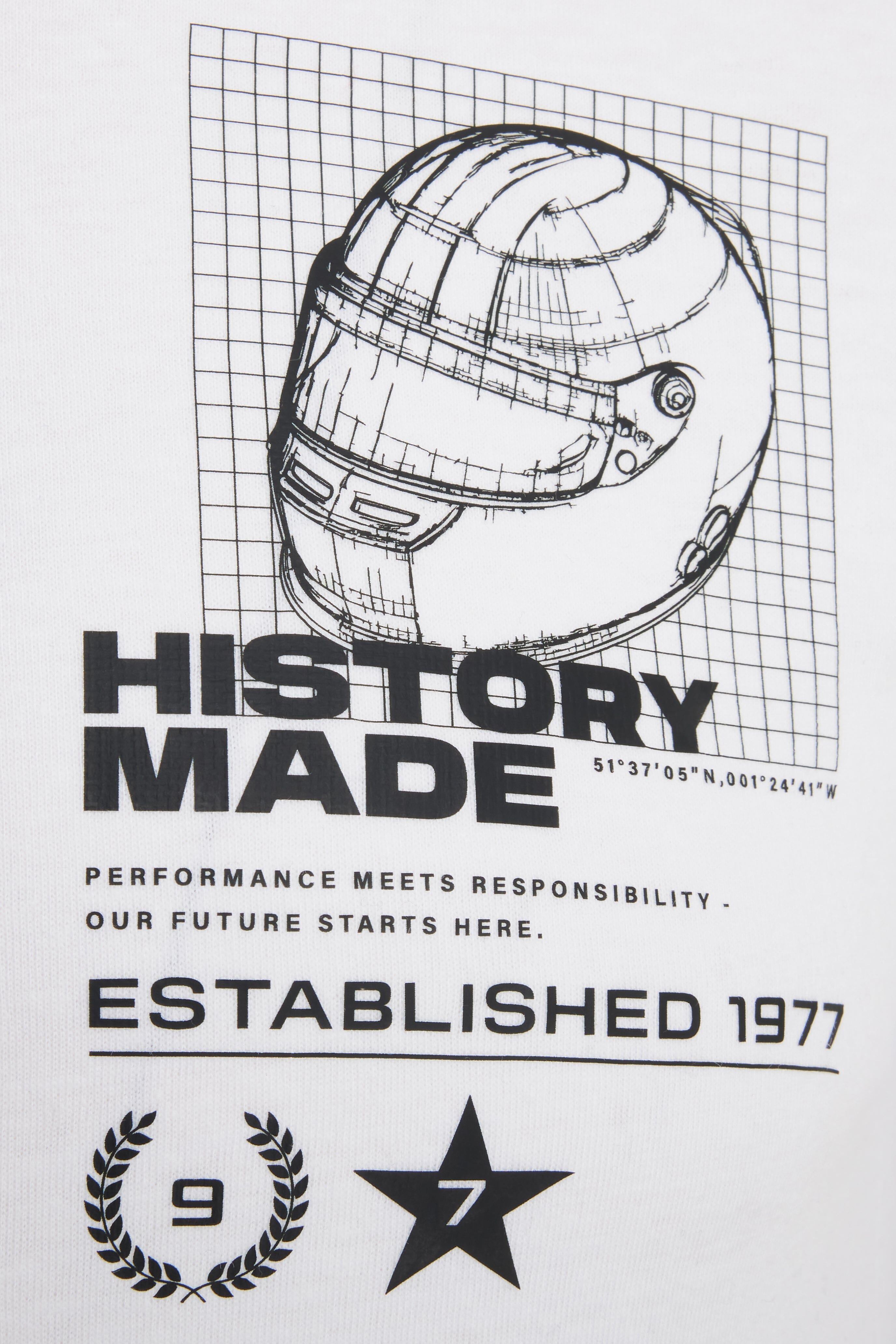 Williams Racing F1 "History Made" Helmet T-Shirt - Blue/White Williams Racing