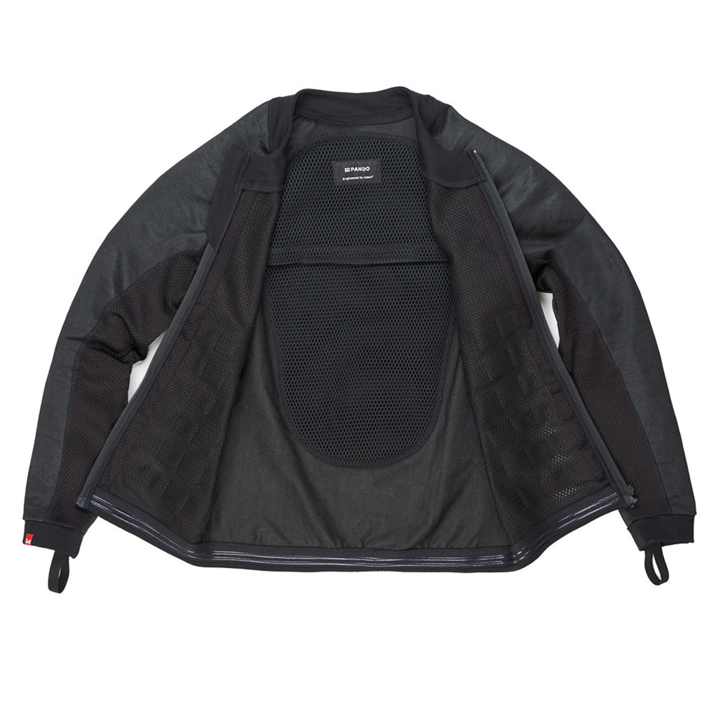 Pando Moto Commando UH BLACK Men's Light-Weight Motorcycle Jacket