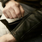 Fuel Sidewaze Leather Jacket - Tan / Black Endless Racegear