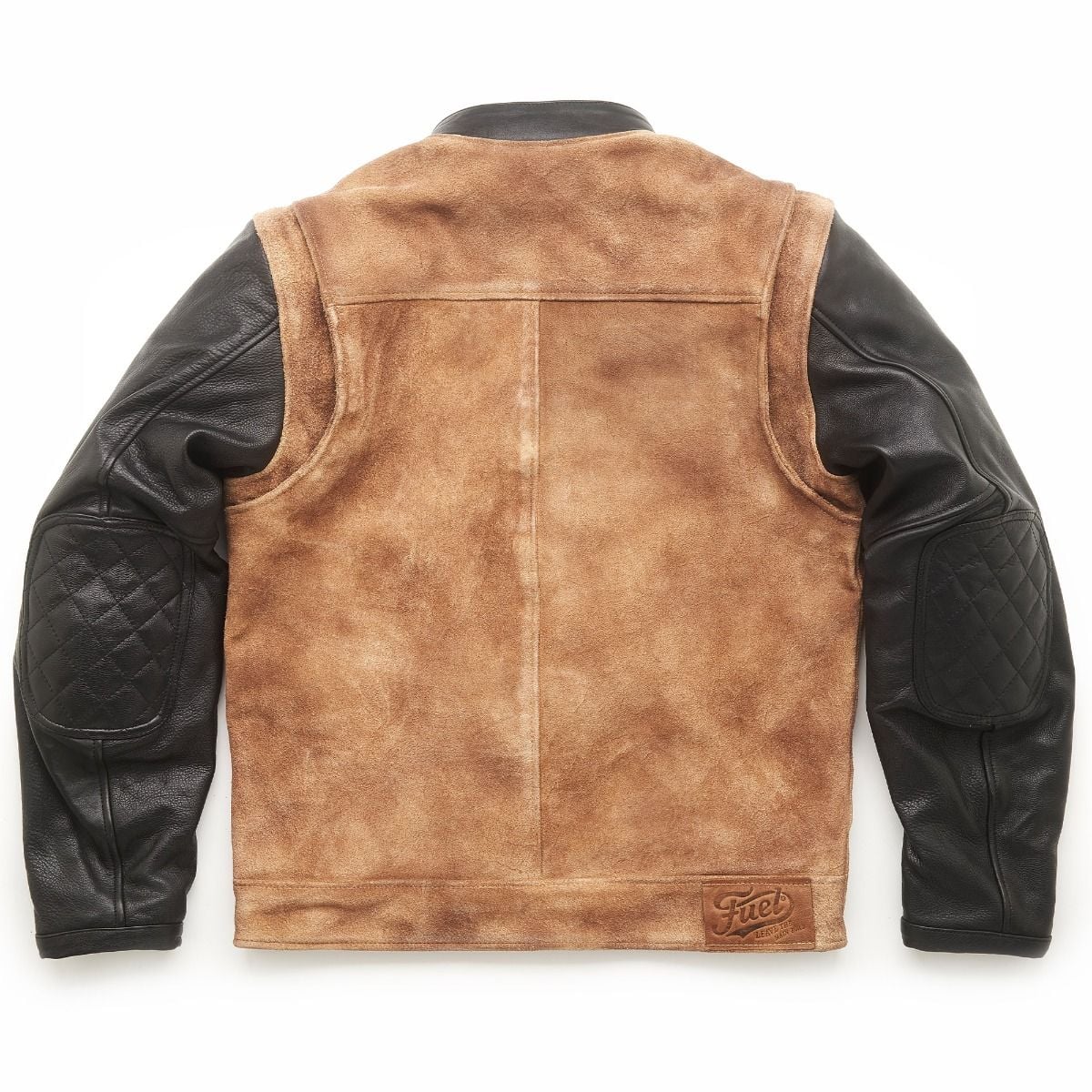 Fuel Sidewaze Leather Jacket - Tan / Black Endless Racegear