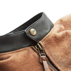 Fuel Sidewaze Leather Jacket - Tan / Black Endless Racegear